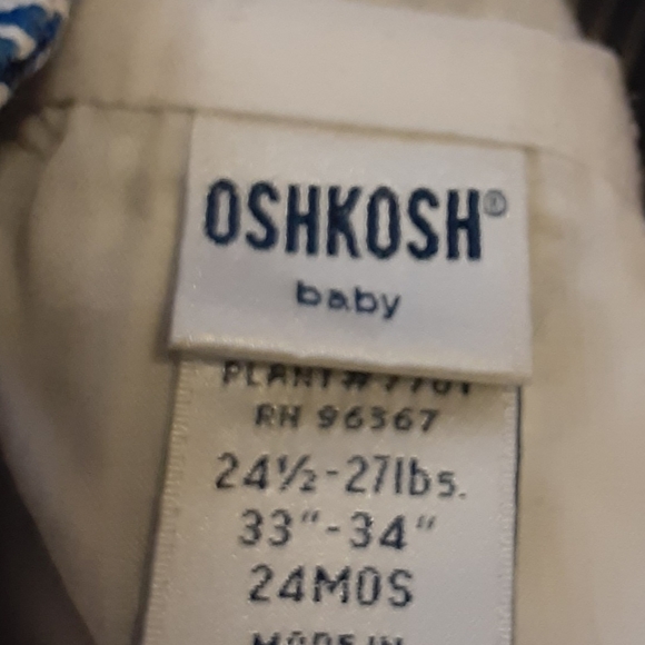 Vintage OshKosh Baby Overalls Boys Size 24 Months - VGC - Picture 5 of 5